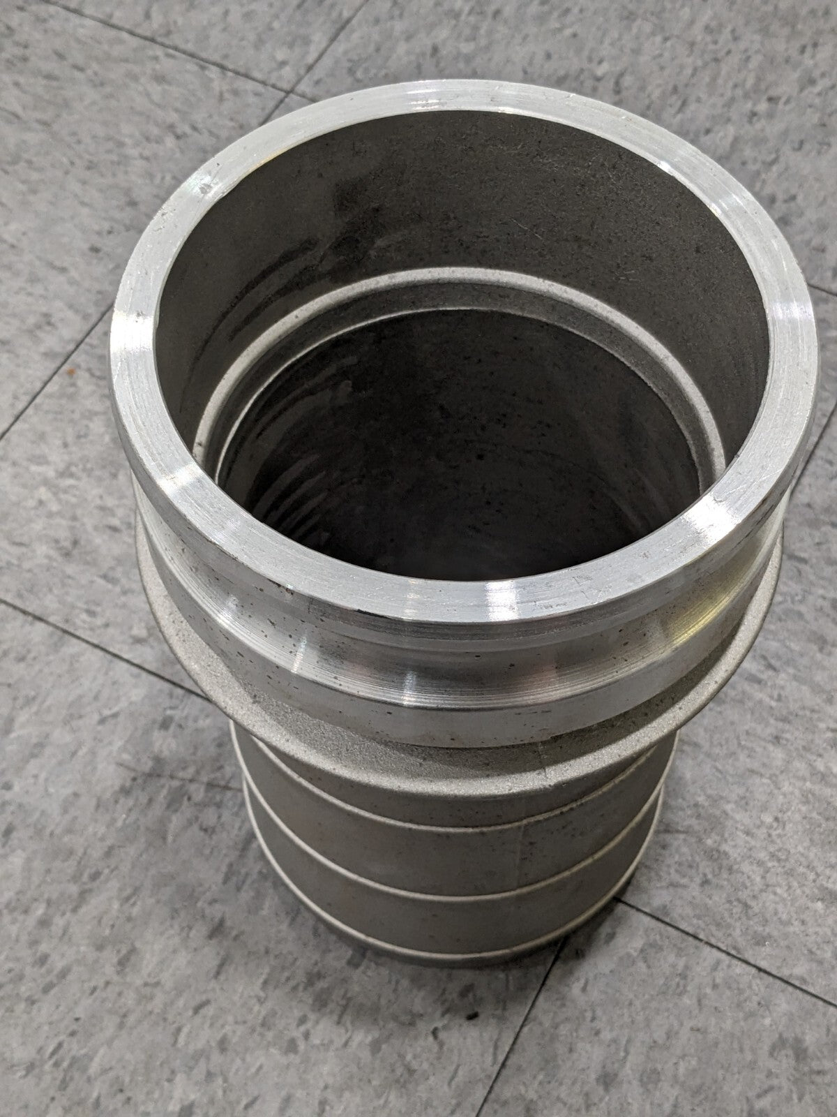 6" Cam & Groove Aluminum Hose Barb Adapter E-600