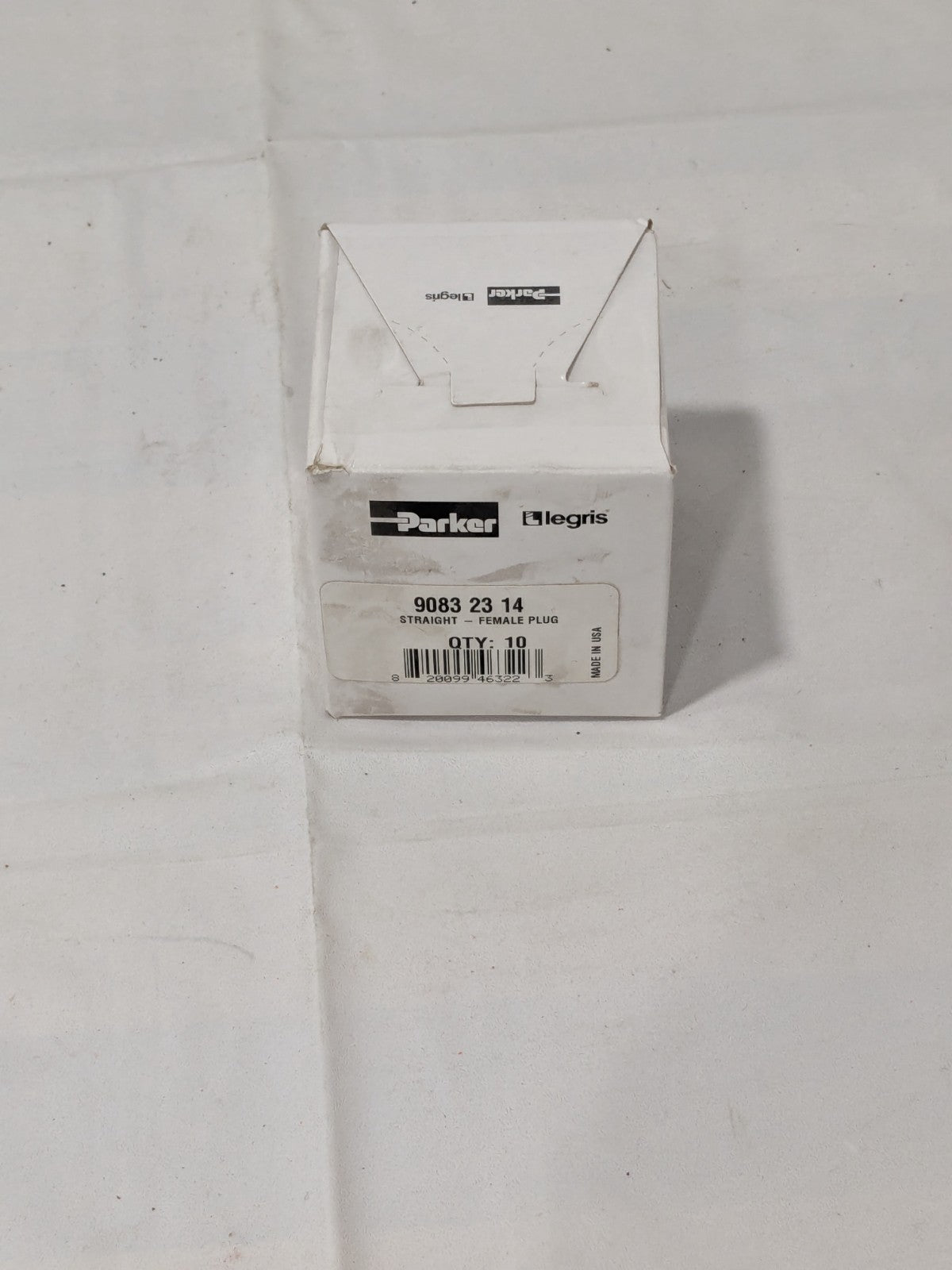 Legris Pneumatic Hose Coupling: 1/4" Thread, 1/4" Body Dia Box of 10 9083 23 14