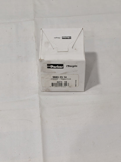 Legris Pneumatic Hose Coupling: 1/4" Thread, 1/4" Body Dia Box of 10 9083 23 14