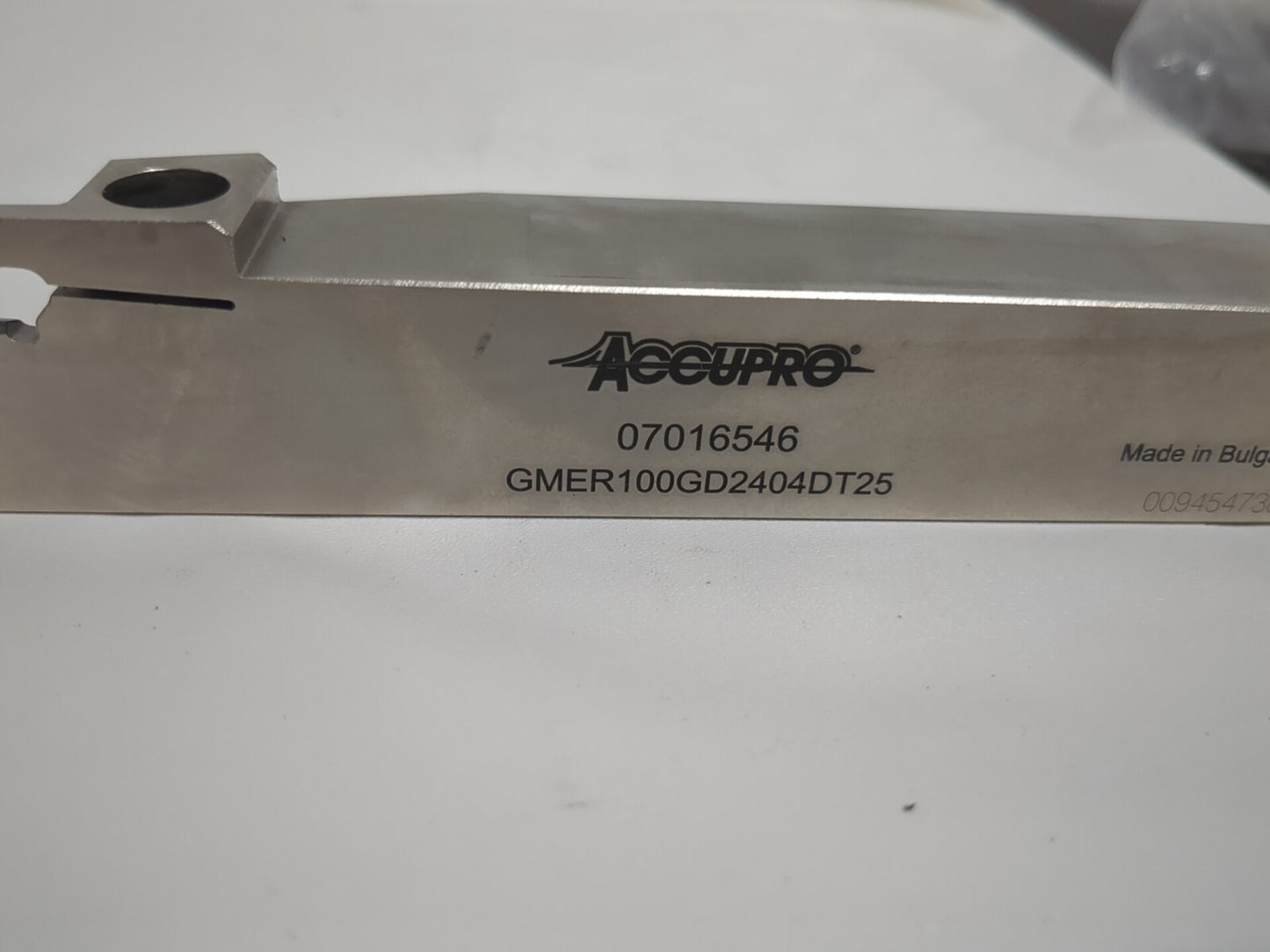 ACCUPRO Indexable Grooving Toolholder: GMER100GD2404DT25, 07016546