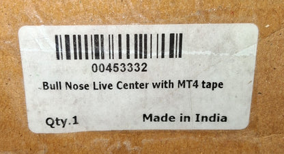 Bull Nose Point Live Center MT4 5.04" Head Dia BNC/EC/4 00453332