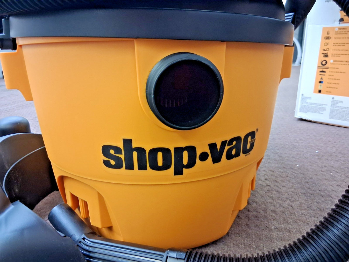 Shop.Vac Wet Dry Vacuum 8.4 A 6 Gal Tank 6 HP Rating 120 VAC Poly Pro 9653610