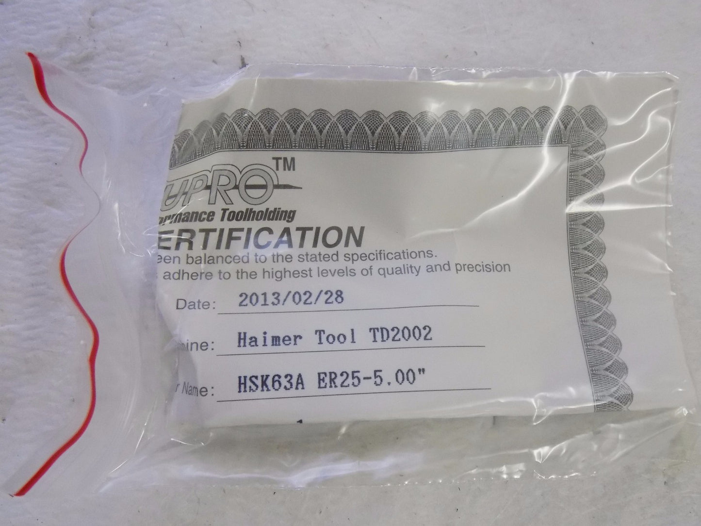 Accupro Collet Chuck ER25 5.000" Projection 1/32" - 5/8" Collet R