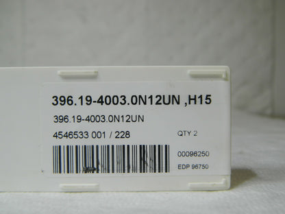 Seco Thread Mill Insert 12 TPI Inter Thread UN Standard 396.19 H15 Qty 2 96750
