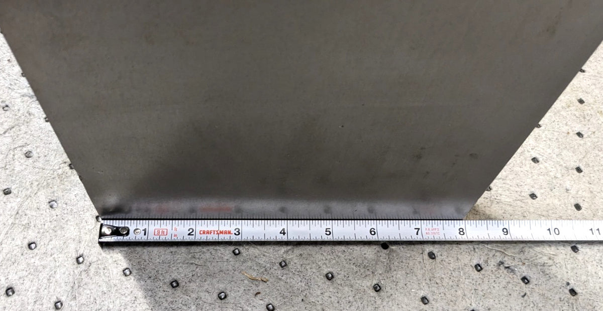 Right Angle Iron / Plate  12" High x 8" Wide x 10" Deep  418-4145
