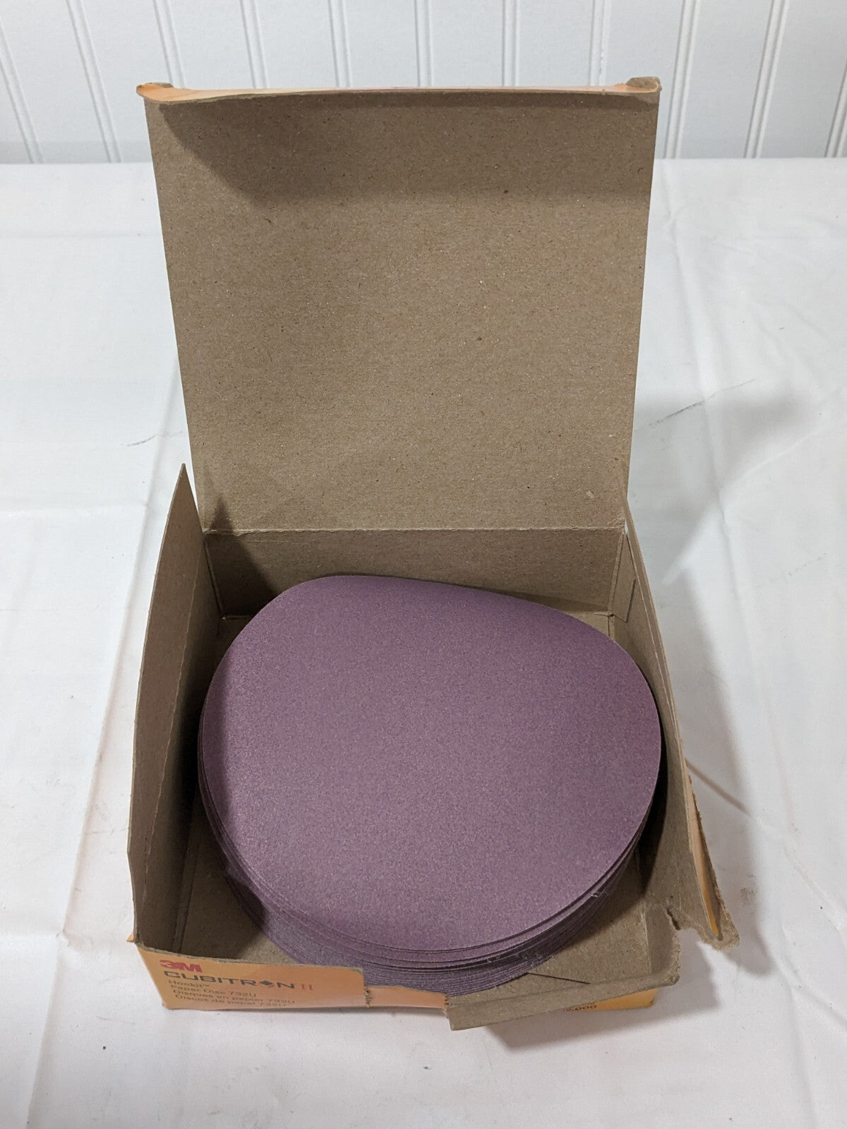 3M Hook & Loop Disc: 6" Dia, 220 Grit, Coated, Ceramic Qty 25 7100075213