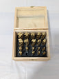 MHC 19 Pc Square End Mill Set 3/16" to 3/4", 2 & 4 Flute 320-0000 DAMAGED CASE