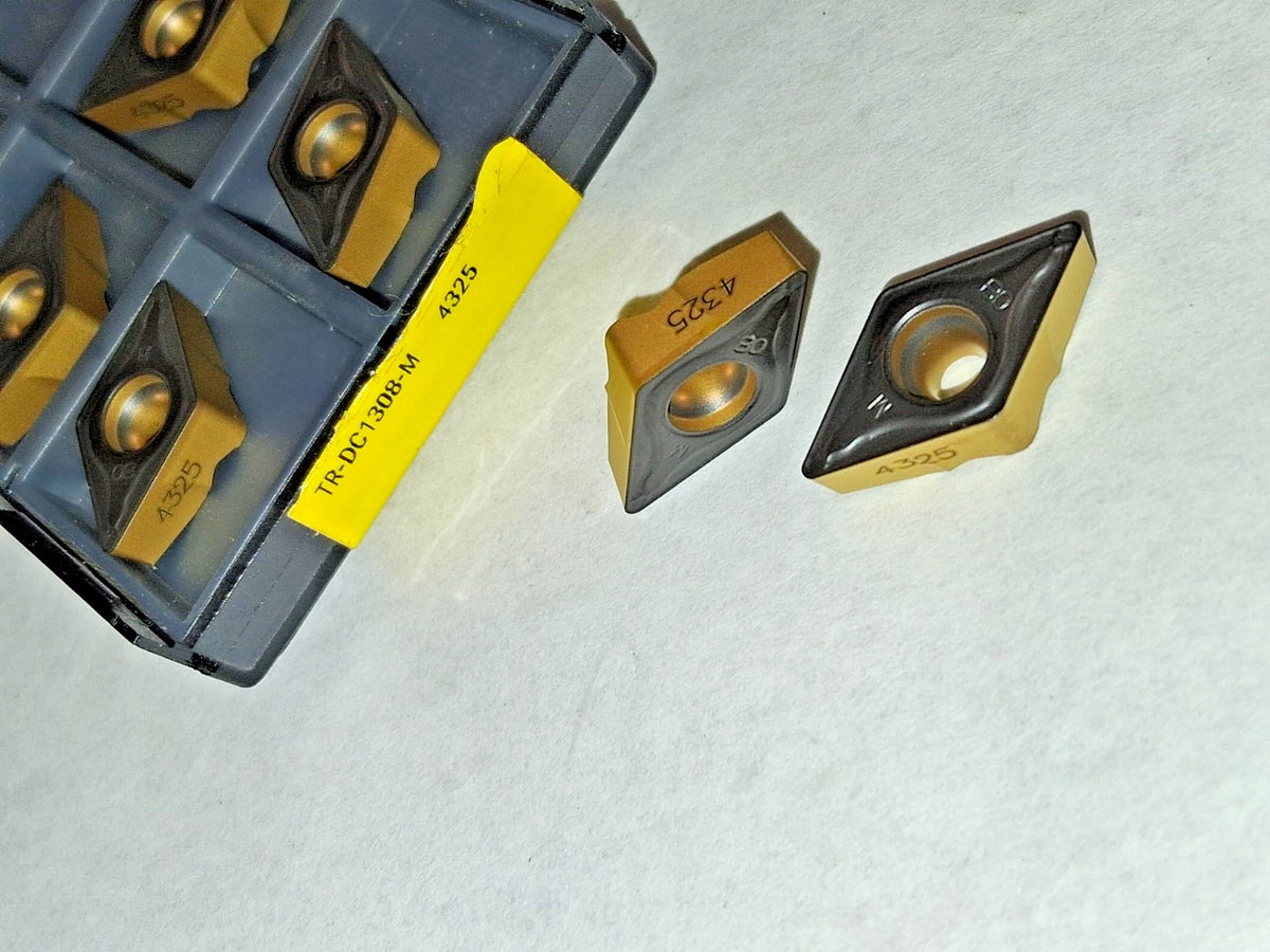 Sandvik Coromant Carbide Turning Insert 10 Pcs TR-DC1308-M 4325 6433941