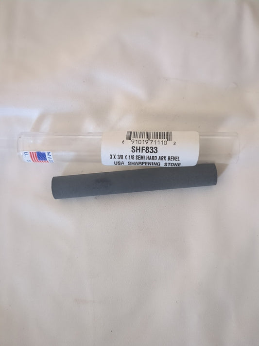 Sharpening Stone: 1/2'' Thick, Round, Arkansas Stone USHF883