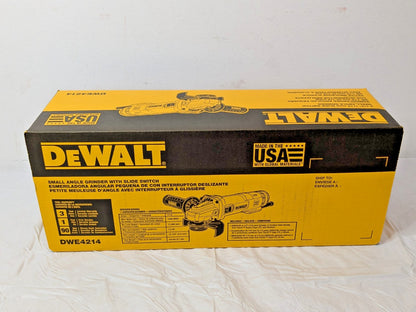 DEWALT Slide Switch Small Angle Grinder 4-1/2" (115mm) DWE4214