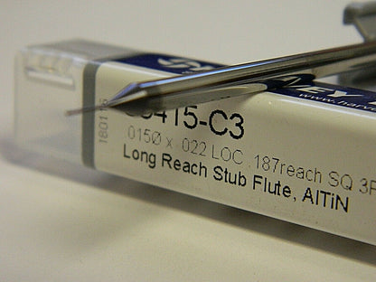 Harvey Tool Length of Cut 0.0220 Square End Mill  35415-C3