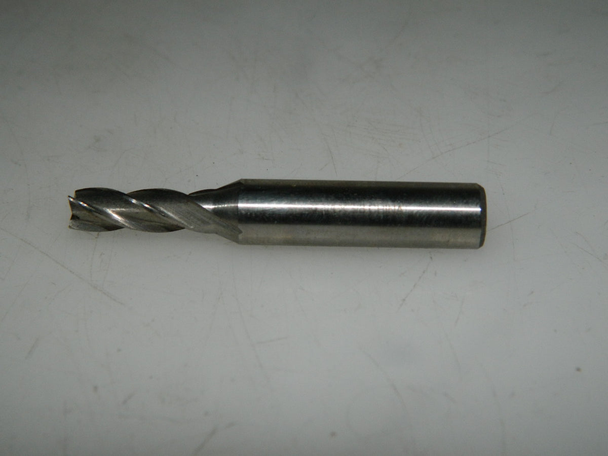 Precision End Mill HSS 4FL 1/4" x 3/8" x 5/8" x 2-1/4" QTY 3