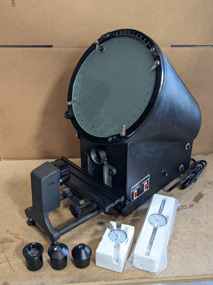 SPI Optical Comparator 12" Screen 10x 20x 40x Lenses 12-526-0 Parts / Repai