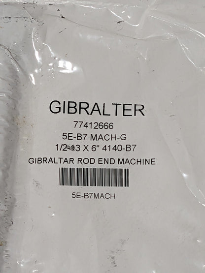 GIBRALTAR Rod End 1/2-13, External Male Thread, Eye Hole Head 5E-B7 MACH.-G