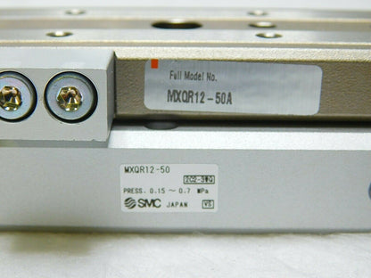 SMC MXQ Guided Cylinder Air Slide Table Reversible Type MXQR12-50A
