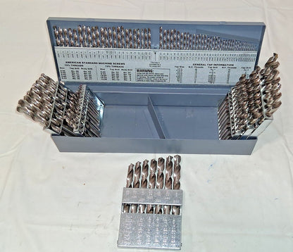 Titan USA Jobber Length Drill Bit Set 115 Pc #60 to #1 Letter A to Z MS99044