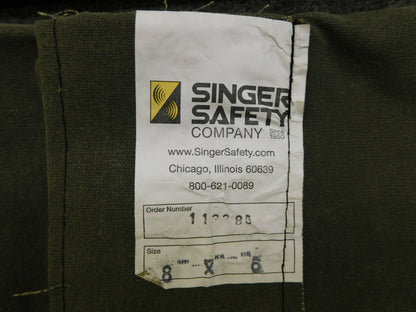 Singer Safety Cotton Duck Portable Welding Screen 8'x6' 13011086 INCOM