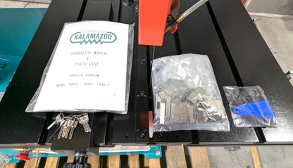 Clausing Kalamazoo 28 x 12 Vertical Bandsaw w/ Hydraulic Feed Table NEEDS REPAIR