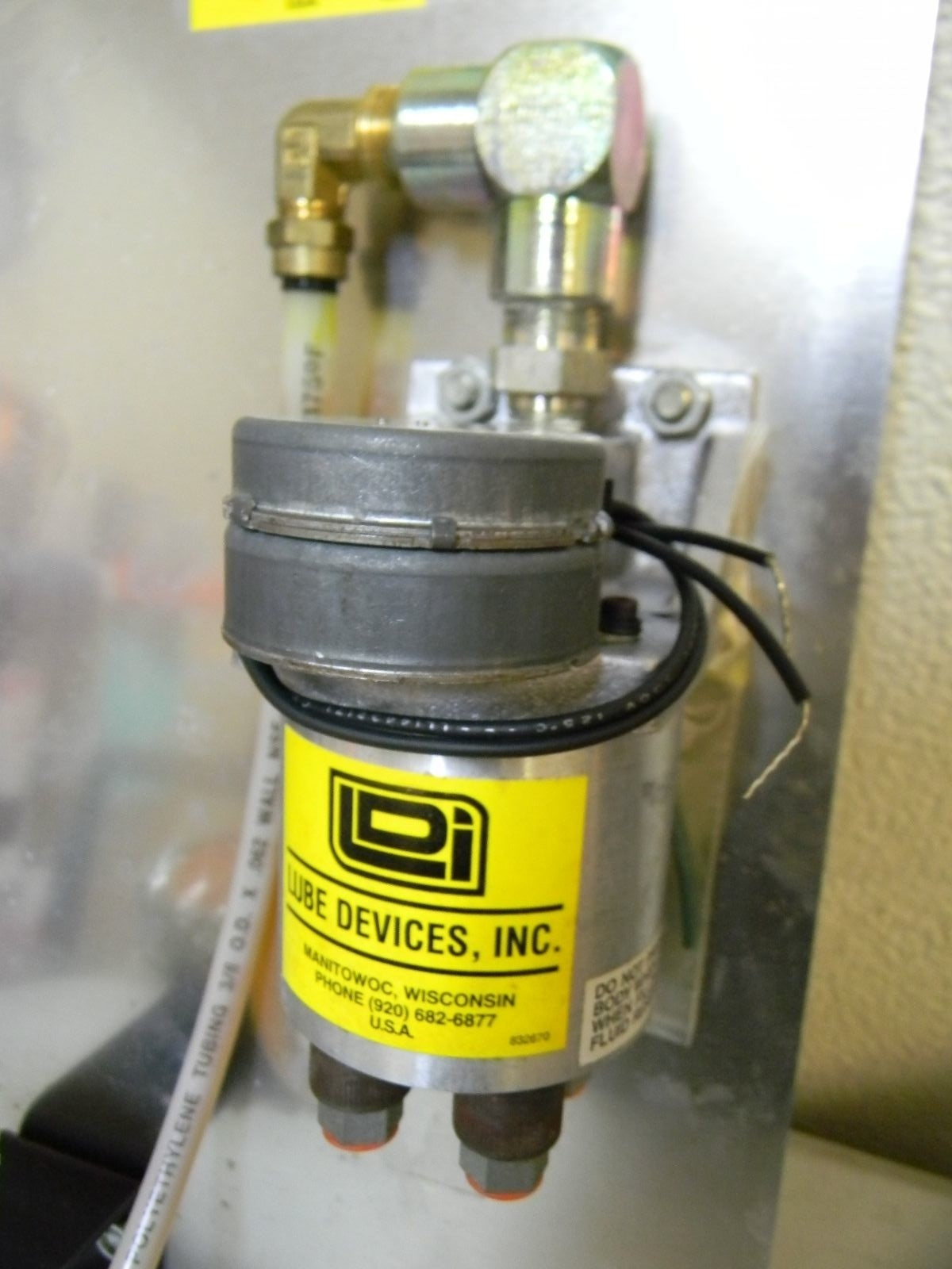 Lube Devices Panel Mounted Central Electric Grease Lubrication System PMP490-04