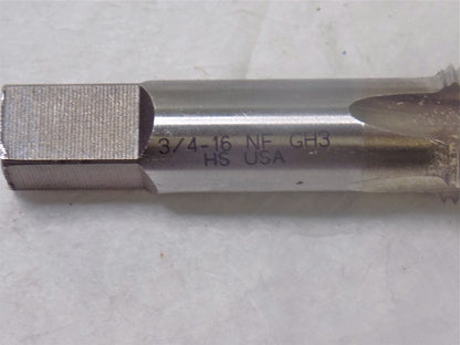 Michigan Drill HSS Ground Bottoming Hand Tap 3/4-16 NF GH3 Qty-10 #770 3/4-16