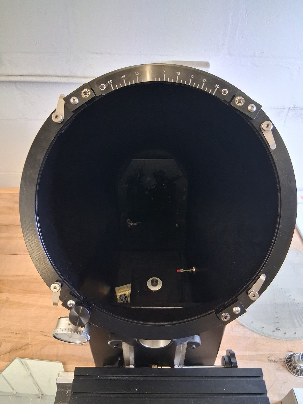 SPI Optical Comparator 12" Screen Dia FOR PARTS/REPAIR 10x20 12-526-0