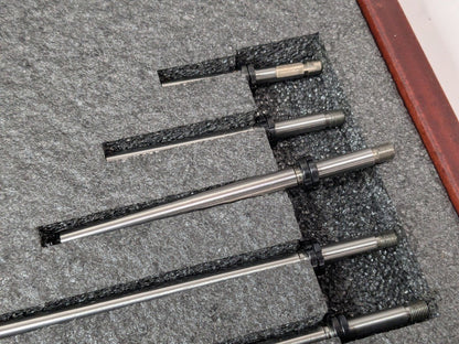Starrett 6 Piece Mechanical Outside Micrometer Set 6 to 12" Range 72704