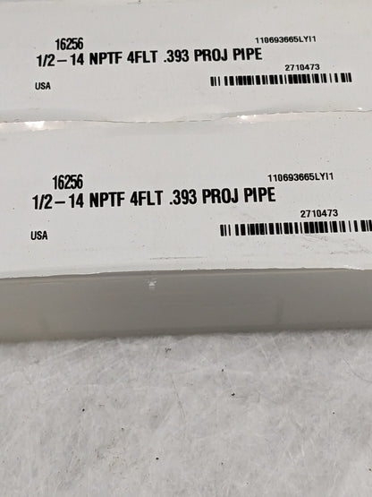 Widia GTD Standard Pipe Tap: 1/2-14, NPT, 4 Flutes Qty 2 16256