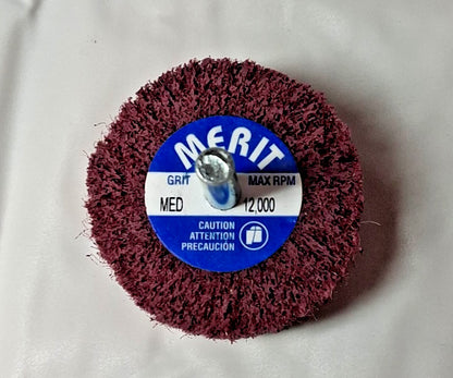 Merit Aluminum Oxide Mounted Flap Wheels 2" Dia 1" Face Width 89992
