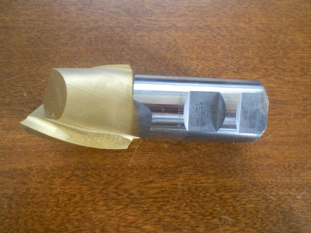 Precision 1-5/8" x 1-1/4" x 4-1/8" 2FL TiN Single Square End Mill