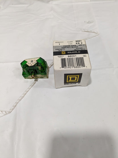 Square D 9001 KA2 Fingersafe Contact Block 88001