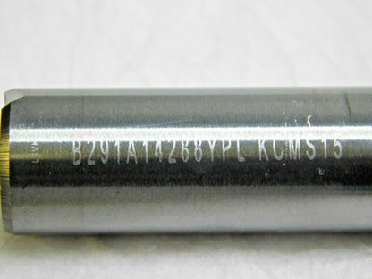 Kennametal Carbide Screw Machine Coolant Drill 9/16" 140° B291A14288YPL 390