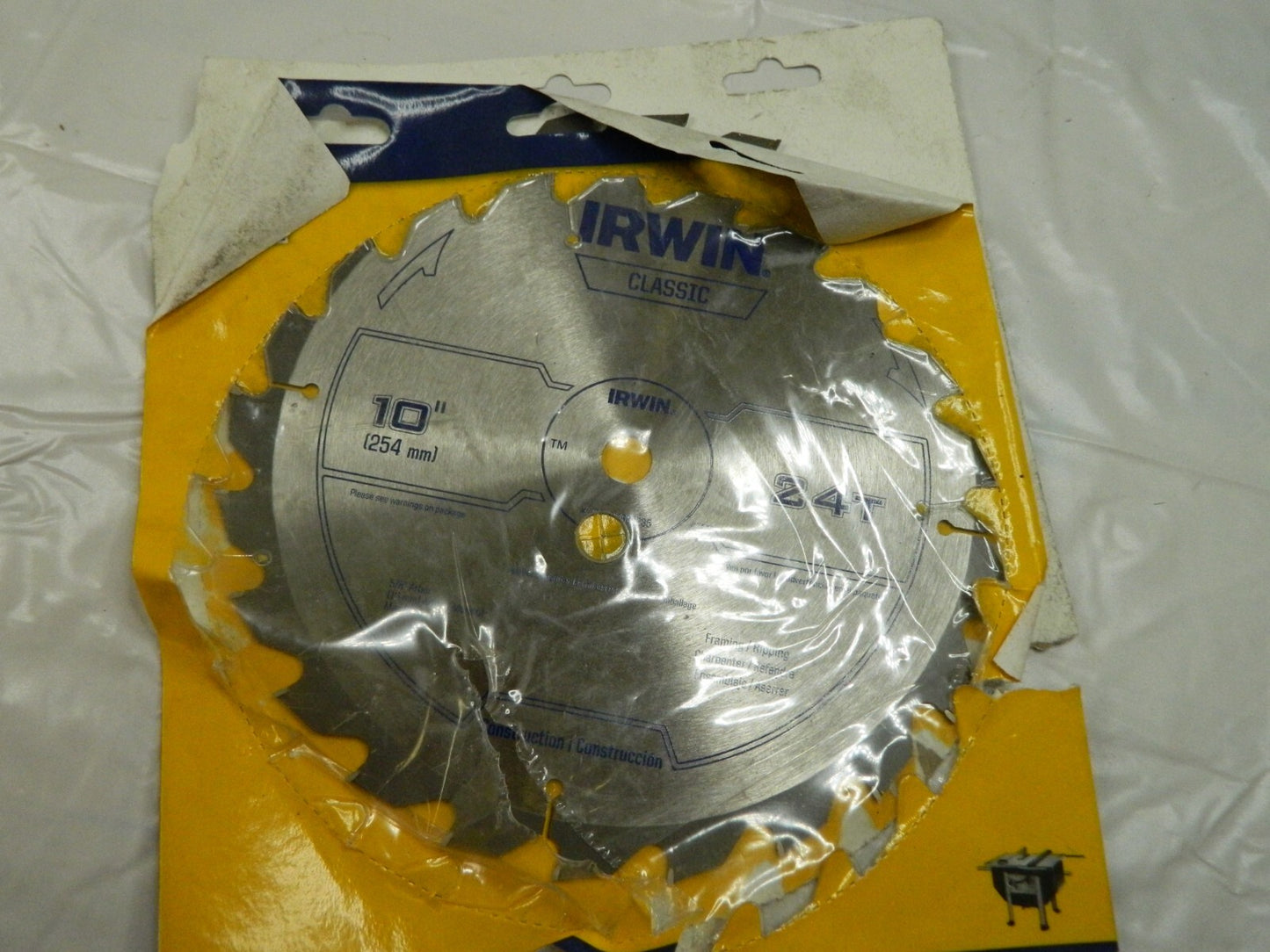 IRWIN BLADES Wet & Dry Cut Saw Blade: 10" Dia 60 Teeth 15370