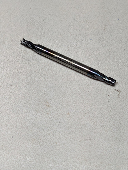 Niagara Double Ended Square End Mill 3/32X1/8X3/16X1-1/2 Qty 2 N89837