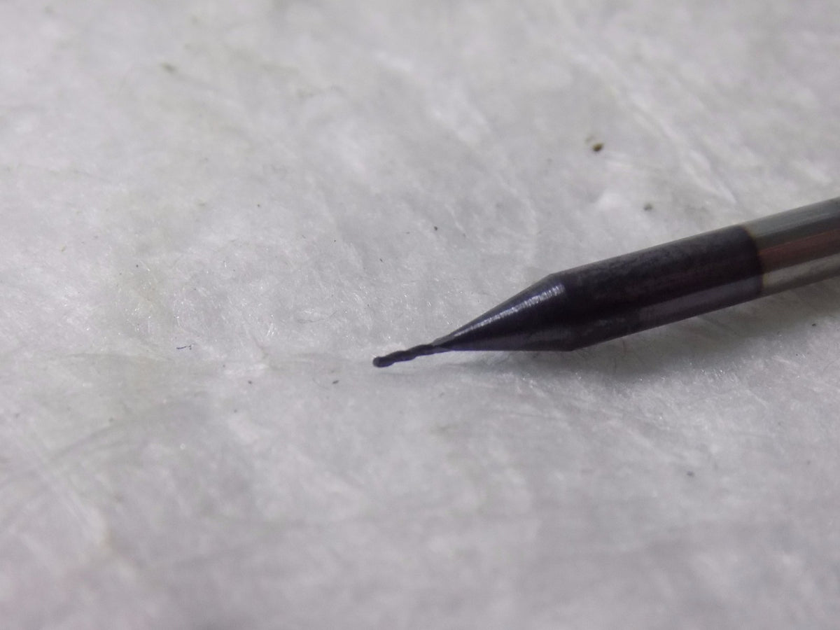 Accupro Solid Carbide Ball End Mill 3FL 0.02" x 0.1" LOC 64540792