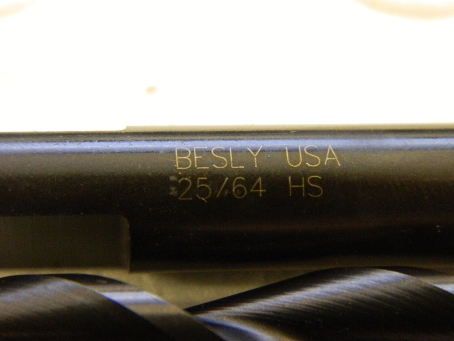 Besly qty 12 25/64 DRILLS HSS TURBOFLUTE 28519
