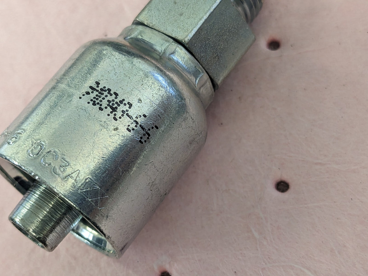 PARKER Hydraulic Hose Male Rigid Fitting 4pk 0.375" ID, 6 mm, 3/8" KP81288