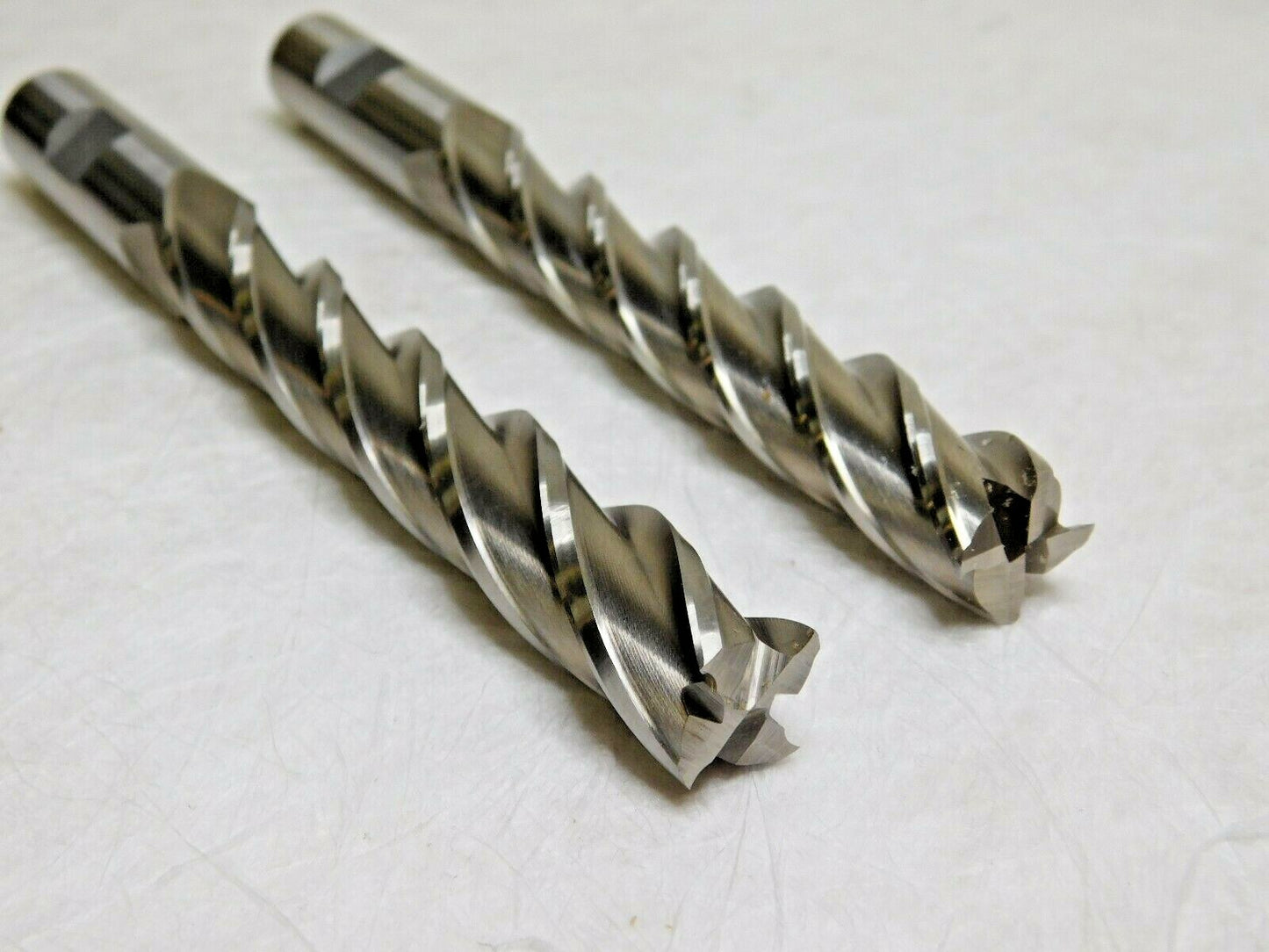 Interstate Square End Mills HSS 5/8" Diam x 6-1/8" OAL 4FL Qty 2 10856201