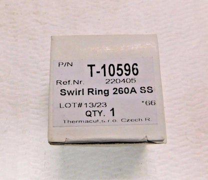 Thermacut Swirl Ring 260A Stainless Steel 220405 Lot of 3 T-10596