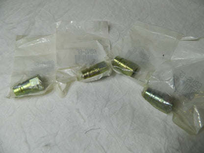 Parker 3/8"NPT Steel Hydraulic Hose Valved Nipples Qty 4  60N6-6F