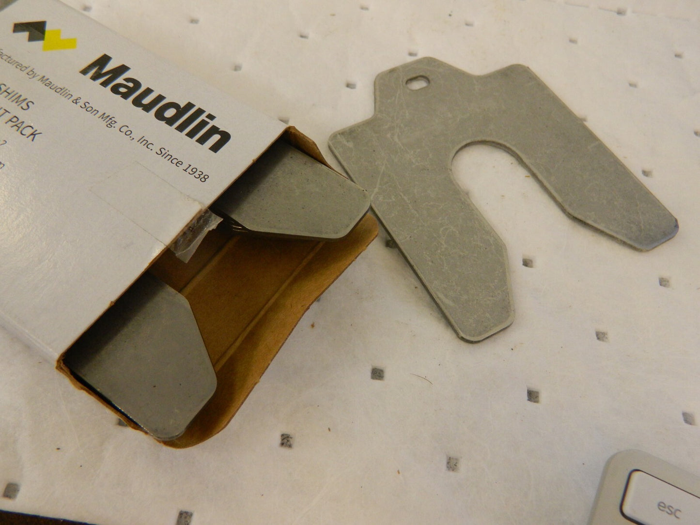 MAUDLIN PRODUCTS Shim Stock: 0.075'' Thick 302/304 Stainless Steel MSB
