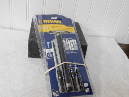 Irwin 4 Piece 3/16" Concrete Anchor Installation Kit QTY 2 1888627