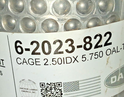 Dayton Lamina Die Spring Ball Bearing Cage 3/8" Ring Thickness 3" OAL 6-2023-8
