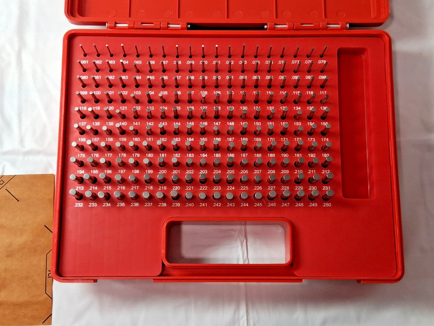 MHC Industrial Supply Class ZZ Plug Gage 190Pc Set 0.061-0.25" Range 864630