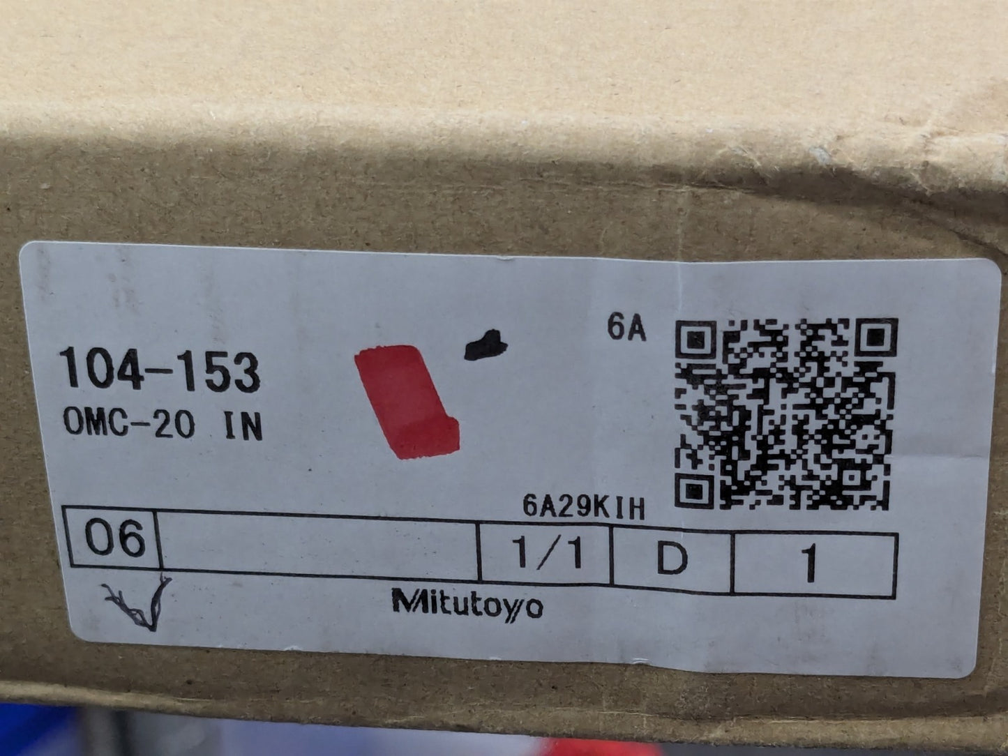 Mitutoyo 16"-20" Wide Range Outside Micrometer W/BROKEN RATCHET STOP 104-153