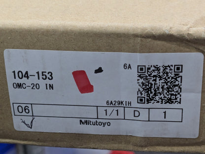 Mitutoyo 16"-20" Wide Range Outside Micrometer W/BROKEN RATCHET STOP 104-153