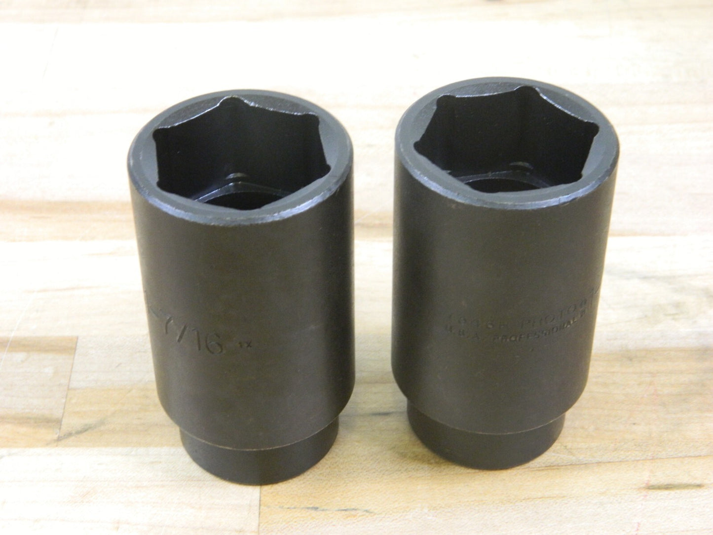 PROTO Impact Socket: 1/2" Drive 6-Point, 3-1/2" OAL Size 1-7/16" Qty 2 J7346H