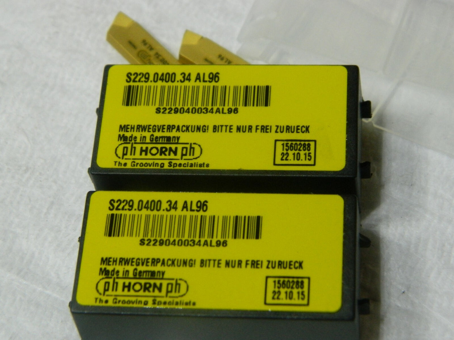 Ph Horn Single-Edged Grooving/Parting Inserts QTY 4  S229.0400.34 AL96 79658431