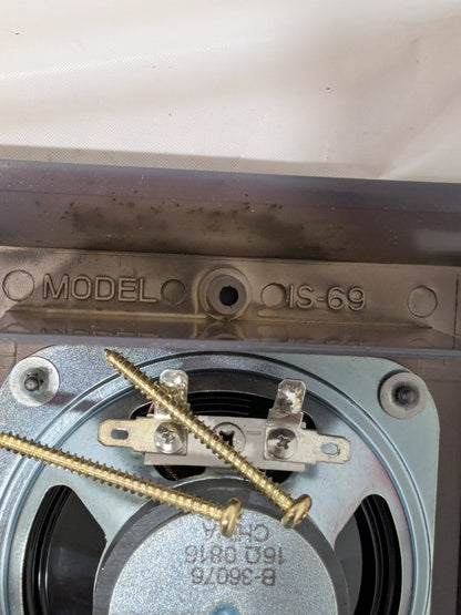 Replacement for NuTone Door Speaker (w/ lighted push button) IS-69