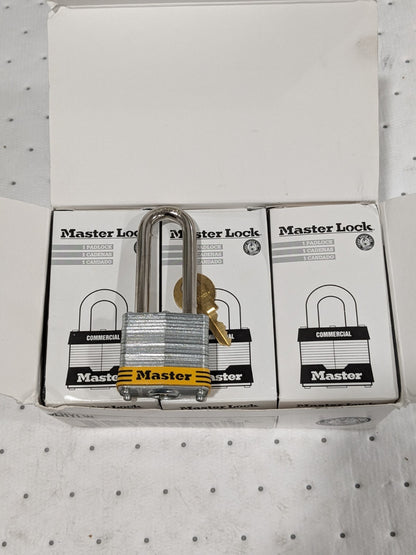 Master Lock Safety Padlock 2" Clearance Keyed Different Qty 6 3LHYLW