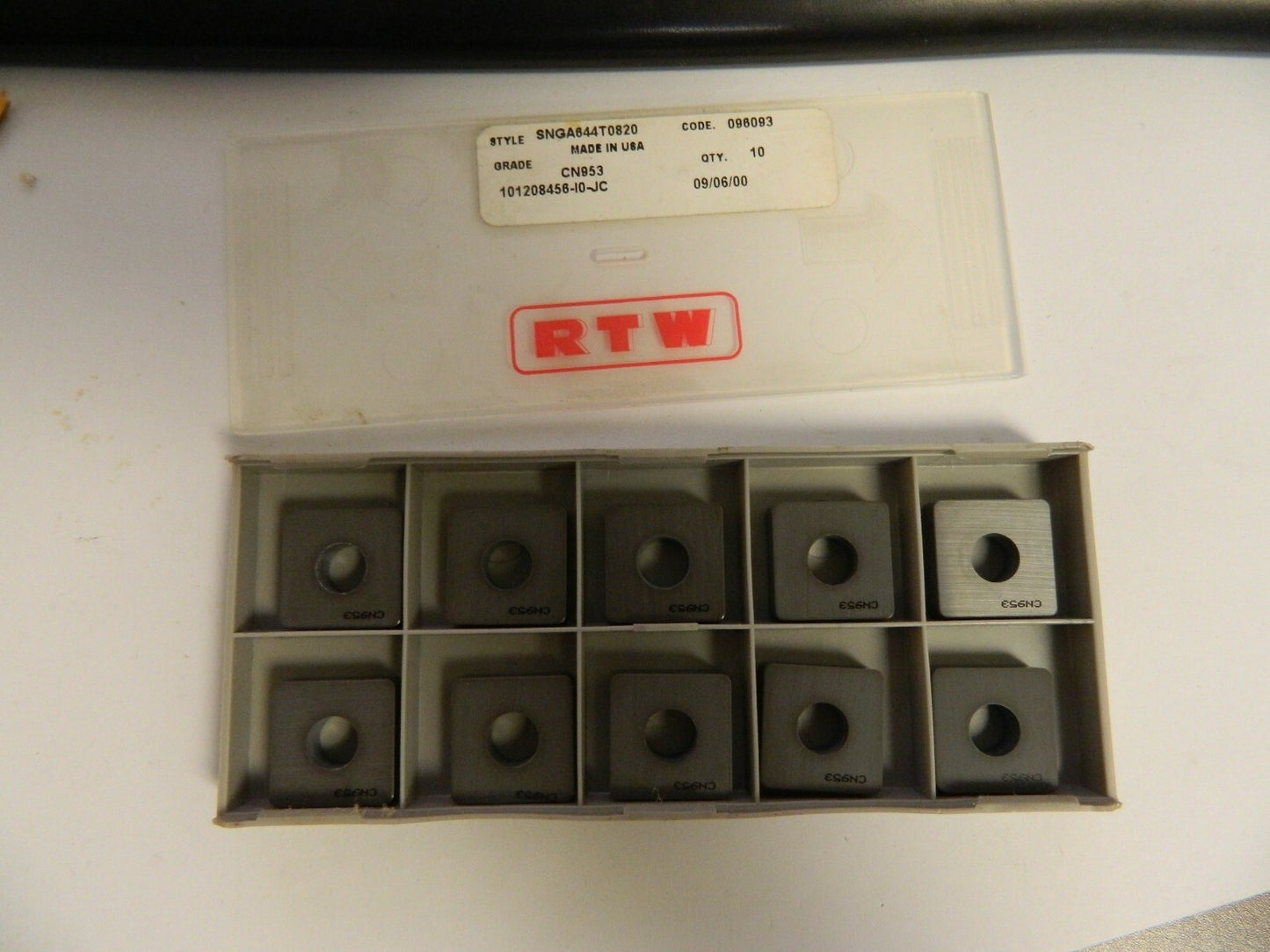 RTW CNGA644T0820 CN953 Ceramic Inserts  QTY 10